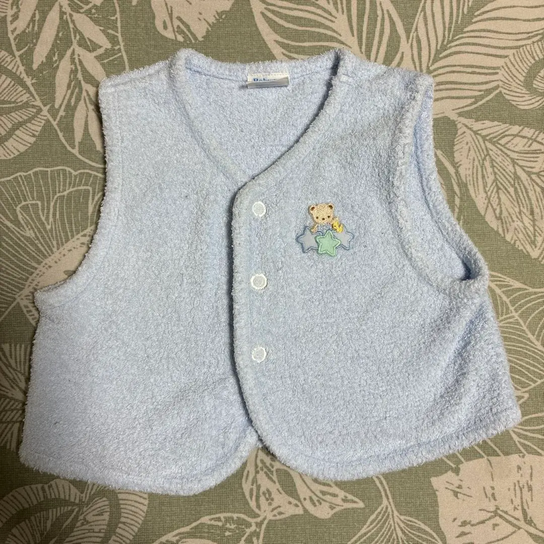 Thumbnail of Familiar Babygro baby vest, light blue, 60-75cm