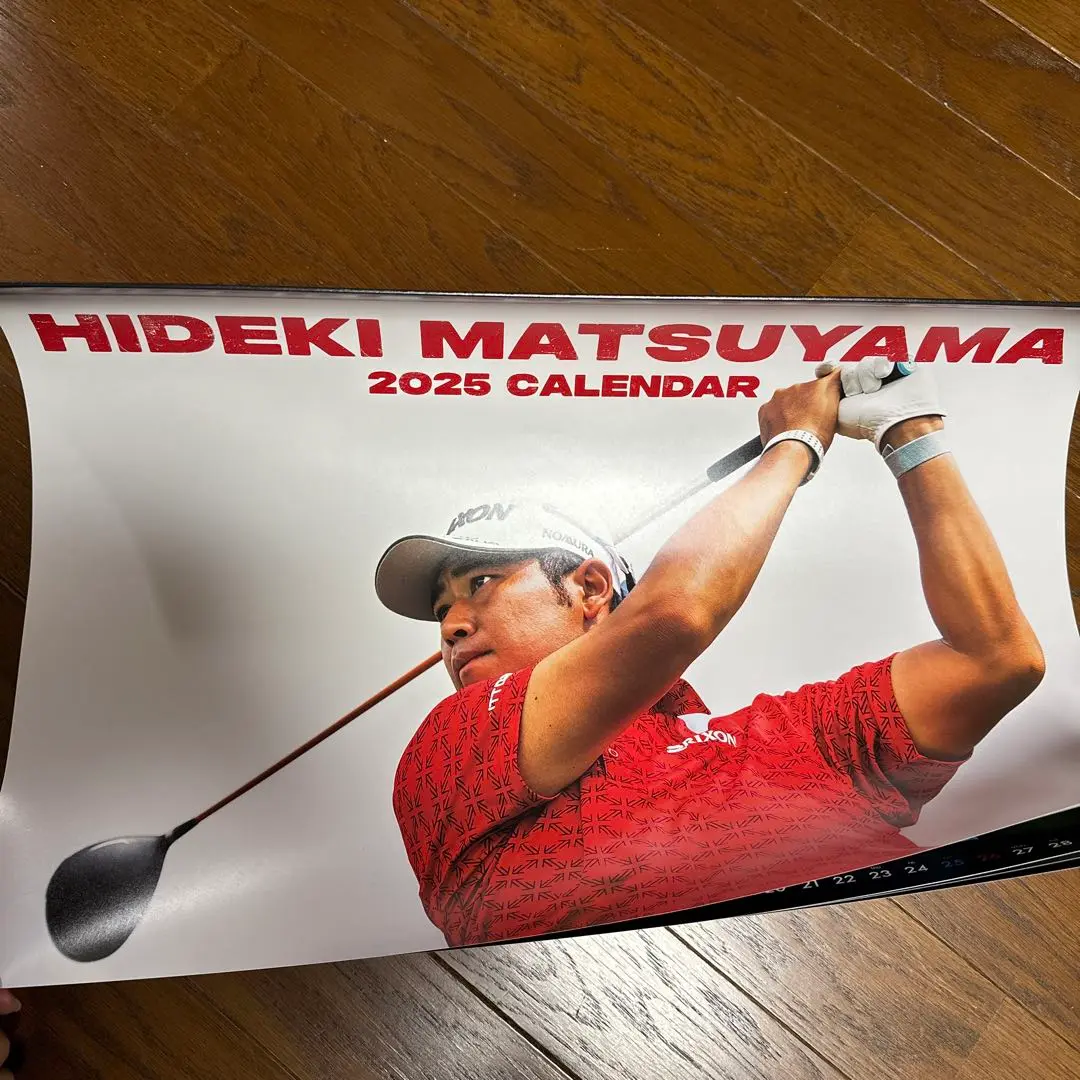 マスターズ　松山英樹　ポスター オーガスタ・ナショナルUSマスターズ 松山英樹キャディー早藤