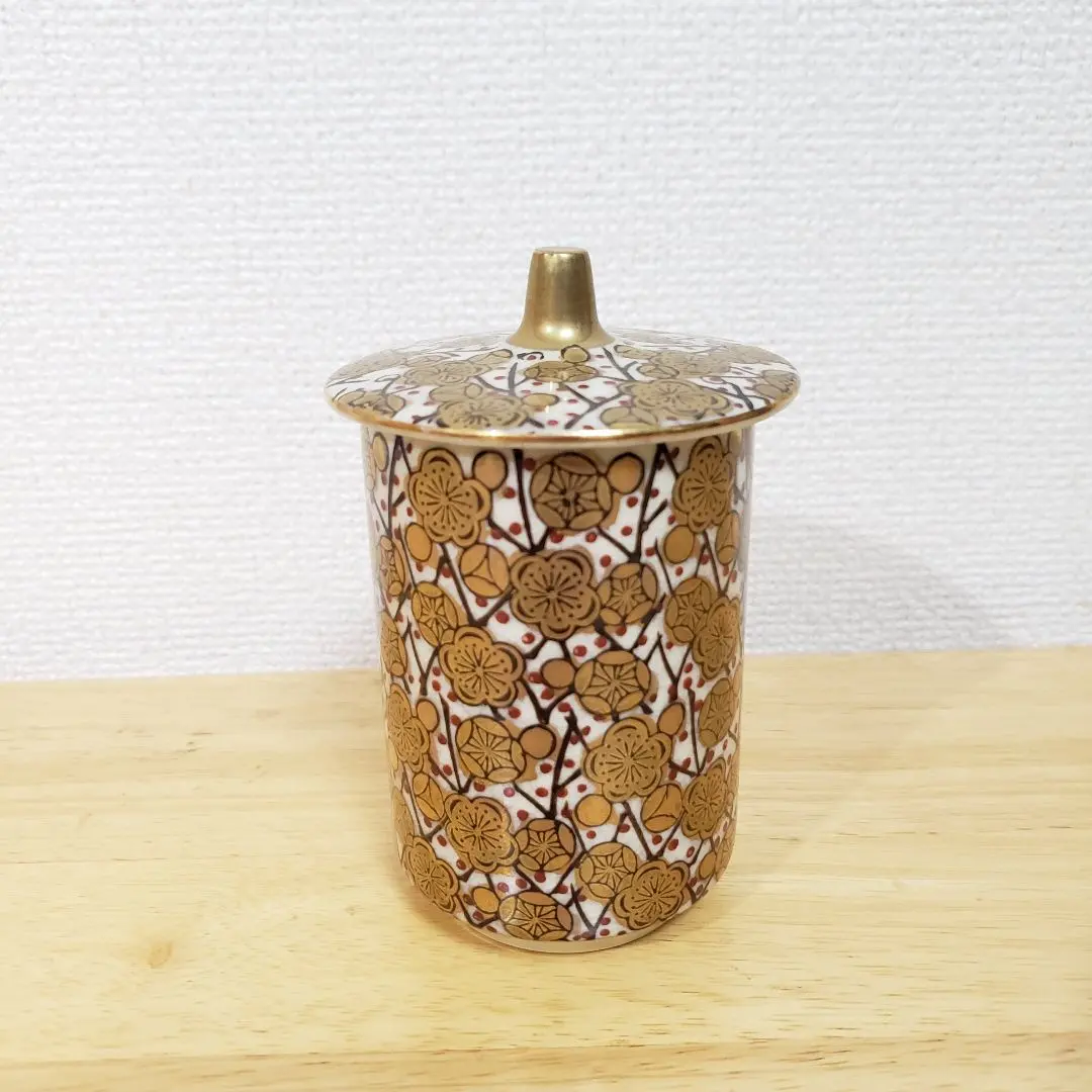 九谷焼 孝月 花瓶 九谷焼 九谷孝月 金彩花詰 金襴手 大きい花瓶 飾壷の通販 by
