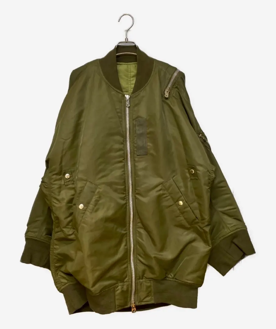 最終値下ソロイスト oldpark リメイク ブルゾン MA-1 soloist THE SOLOIST. MA-1ジャケット 黒 - メルカリ