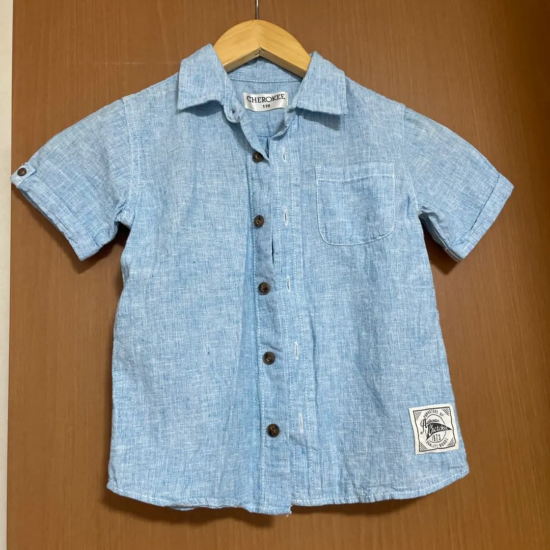 Thumbnail of Cherokee short-sleeved shirt, size 110, light blue