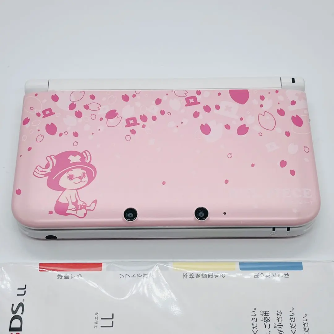 ニンテンドー3DS - 【液晶美品】ニンテンドー3DS LL ワンピース チョッパーピンク 任天堂 Nintendo 3DS LL XL Console One Piece Chopper Pink model