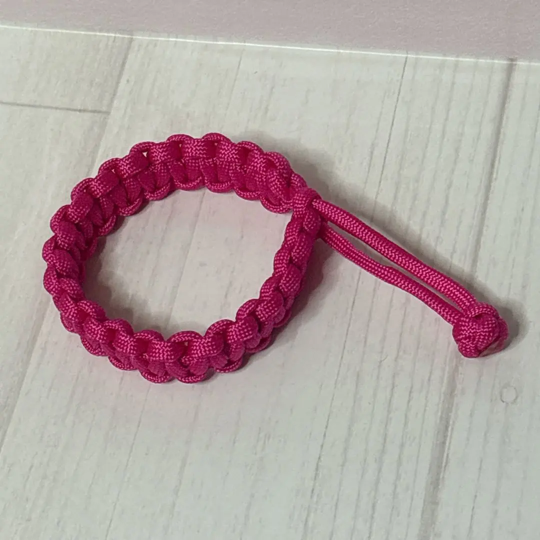 Thumbnail of Paracord bracelet, pink