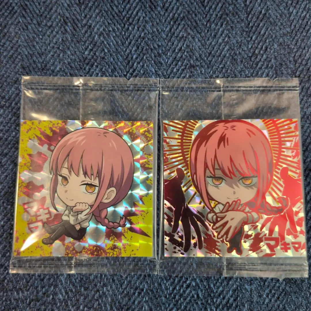 Thumbnail of Extremely Rare Chainsaw Man Seal Wafer Devil Rare SR Makima Set DR