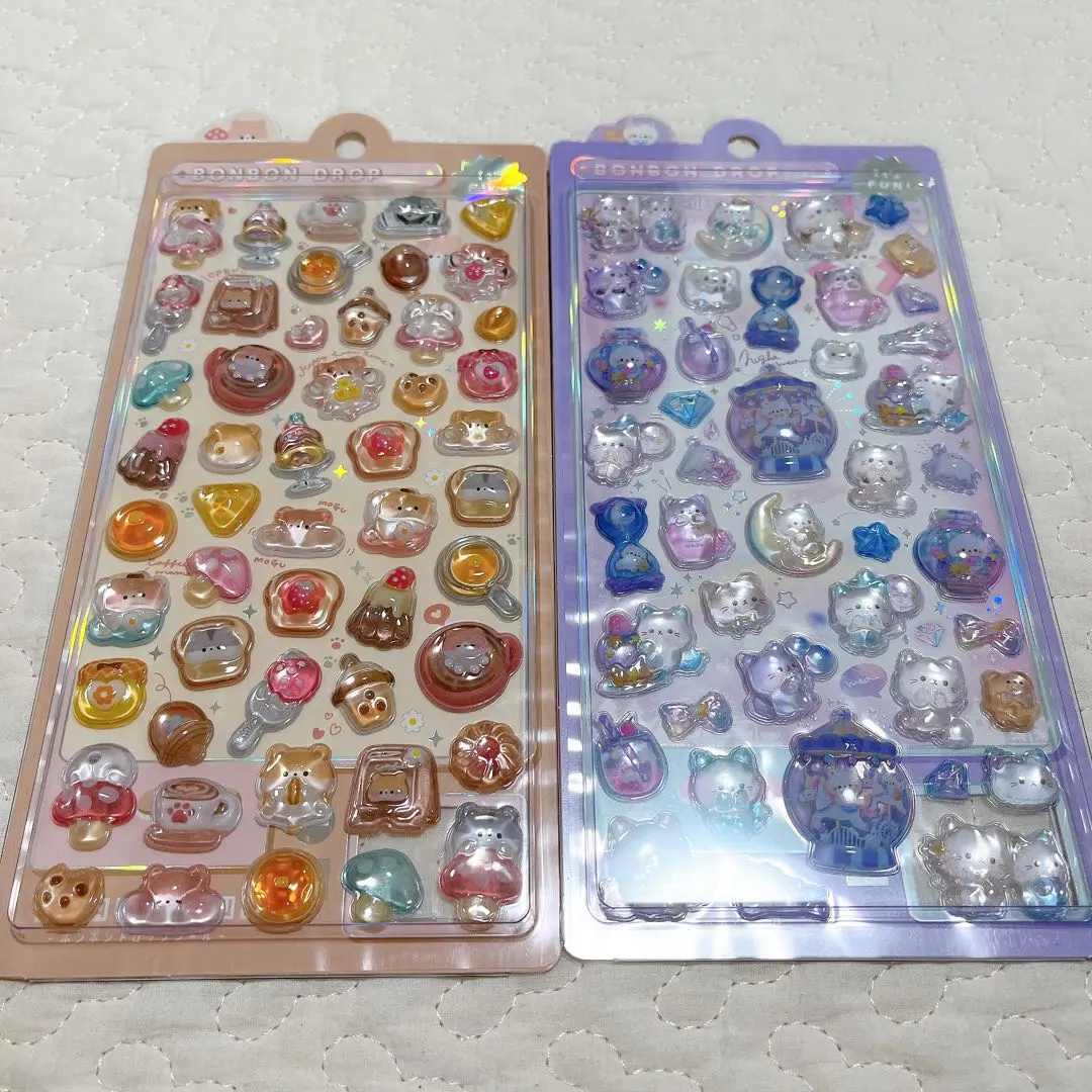 Thumbnail of Bonbon Drop Stickers - Hamster, Cat