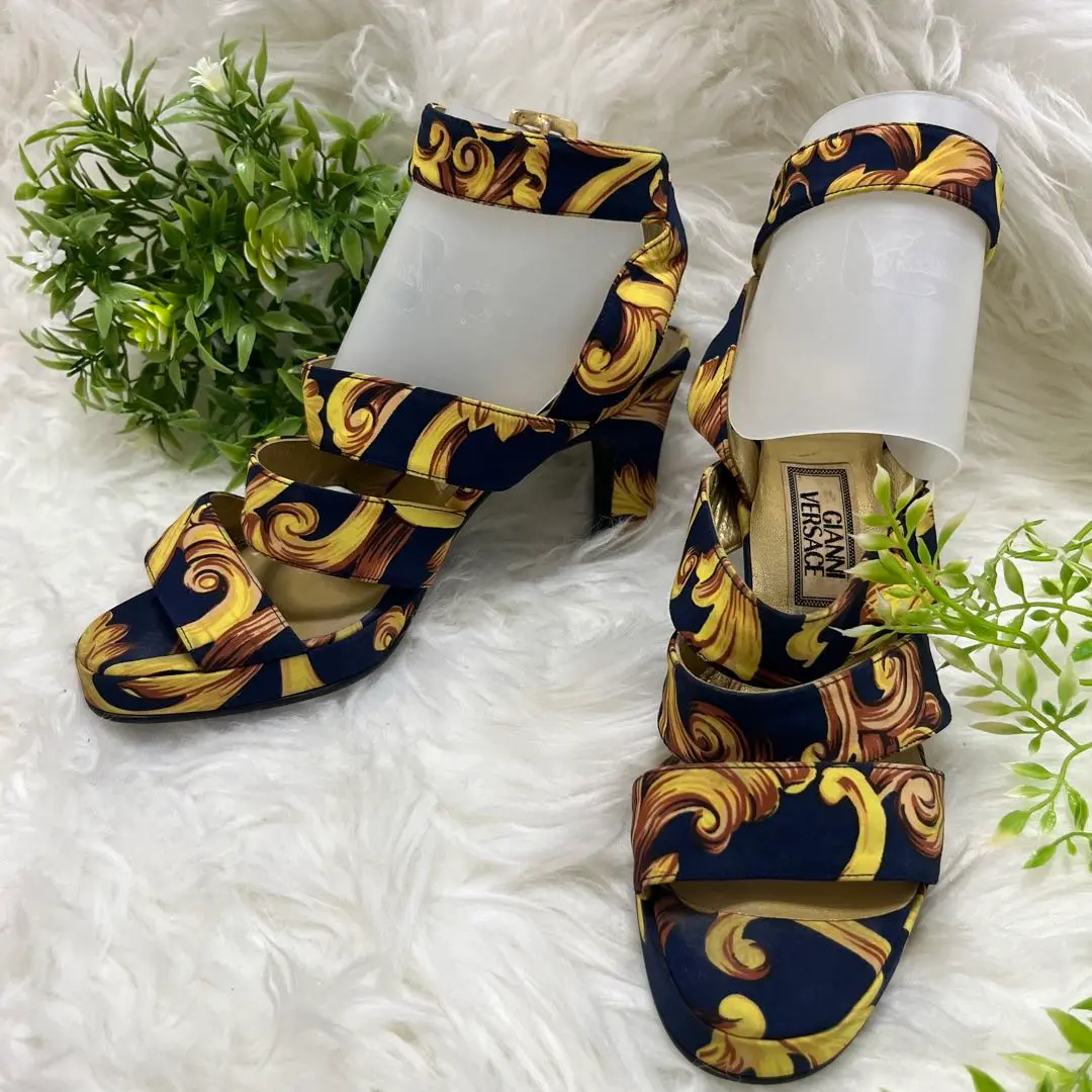 ジャンニヴェルサーチGIANNI VERSACE◇イタリア製サンダル◇ミュール