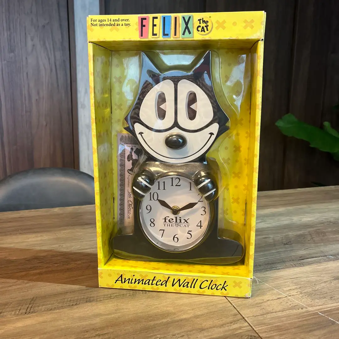 Felix The Cat  置き時計 フィリックス・ザ・キャット 3Dモーション壁時計 未開封