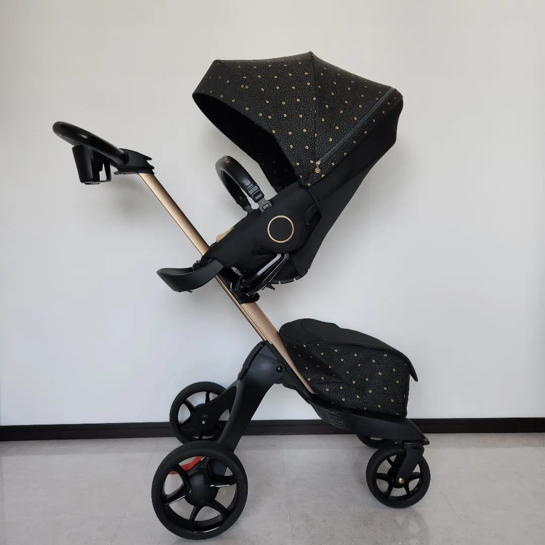 【備品 お値下げ】Stokkeストッケエクスプローリー ブラック　キャリーコット 楽天市場】【数量限定レインカバープレゼント】 ストッケ