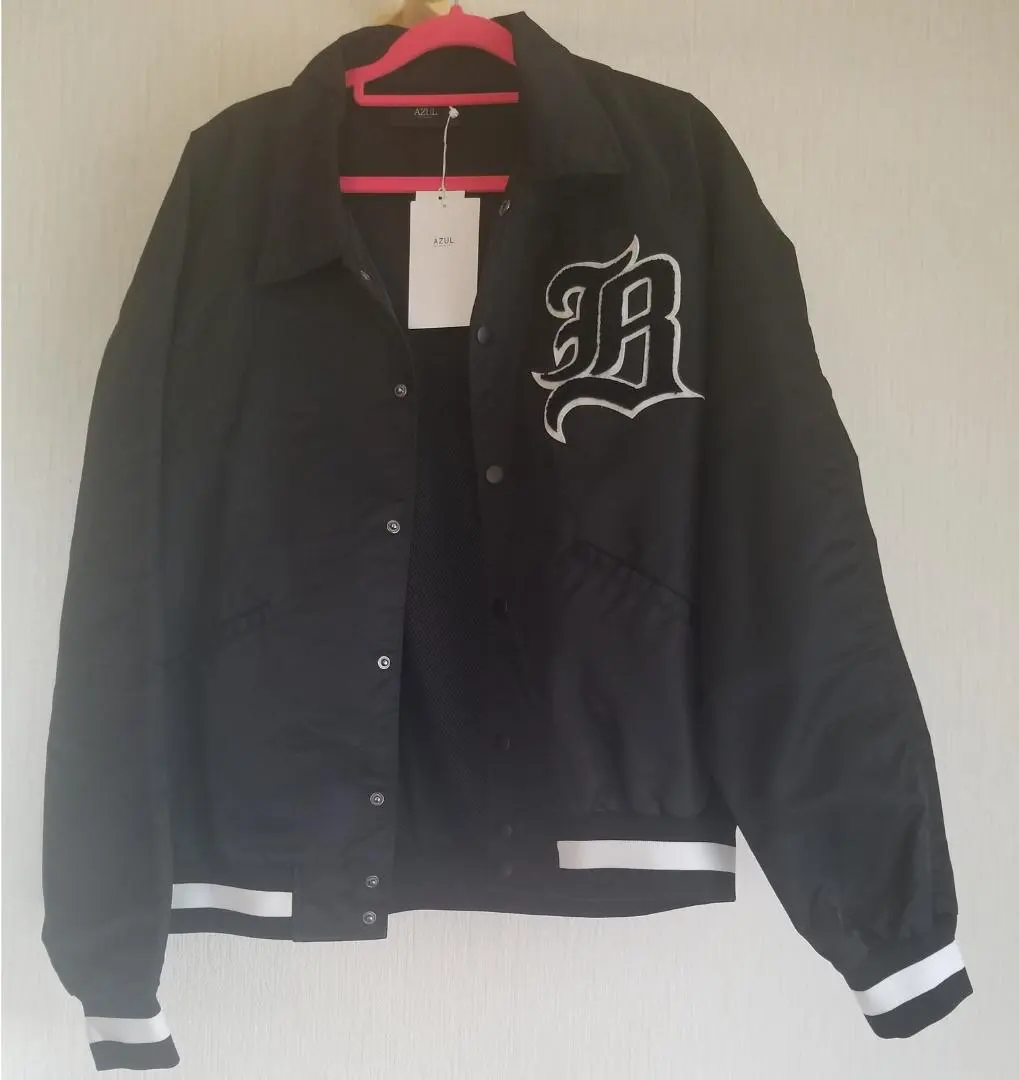 全新附吊牌 AZUL 黑色 棒球外套 M AZUL BY MOUSSY 的縮圖