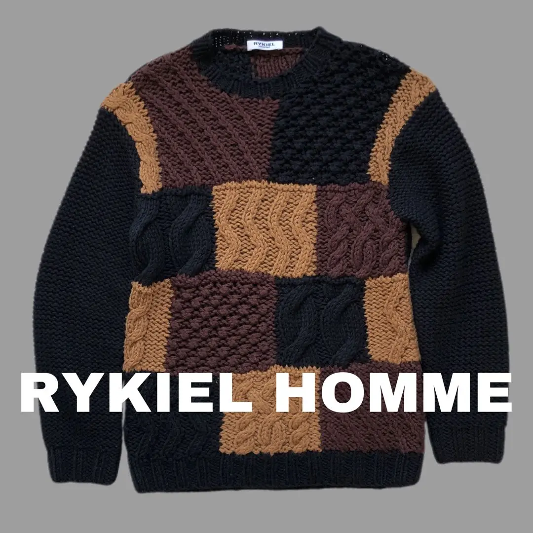 良デザイン◎ OLD ソニアリキエル HOMME ニット シャツ DM1083 2025年最新】SONIA RYKIEL メンズ ニット・セーターの人気