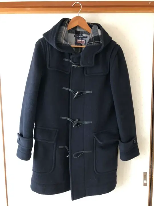 BLUE BLUE ダッフルコート サイズ2 黒 GLOVERALL BLUE BLUE MONTY DUFFLECOAT EXCLUSIVE｜BLUE