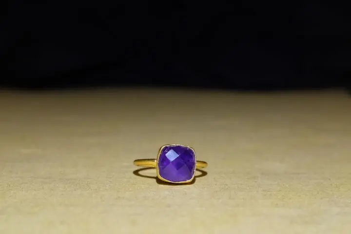 ANNUAL RINGS 365 グリーンストーンリング ピンク
