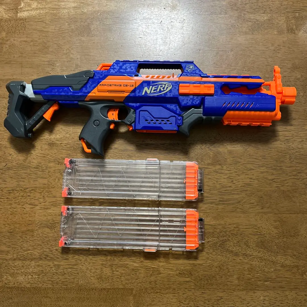 ナーフ ラピッドストライクCS-18　電動フルオート　オレンジトリガー NERF ナーフ ラピッドストライクcs-18 オレンジトリガー - メルカリ