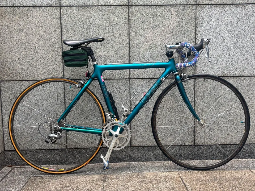 20年以上前の高級中古ロードバイク TREK 5500 アルテグラ9×2速