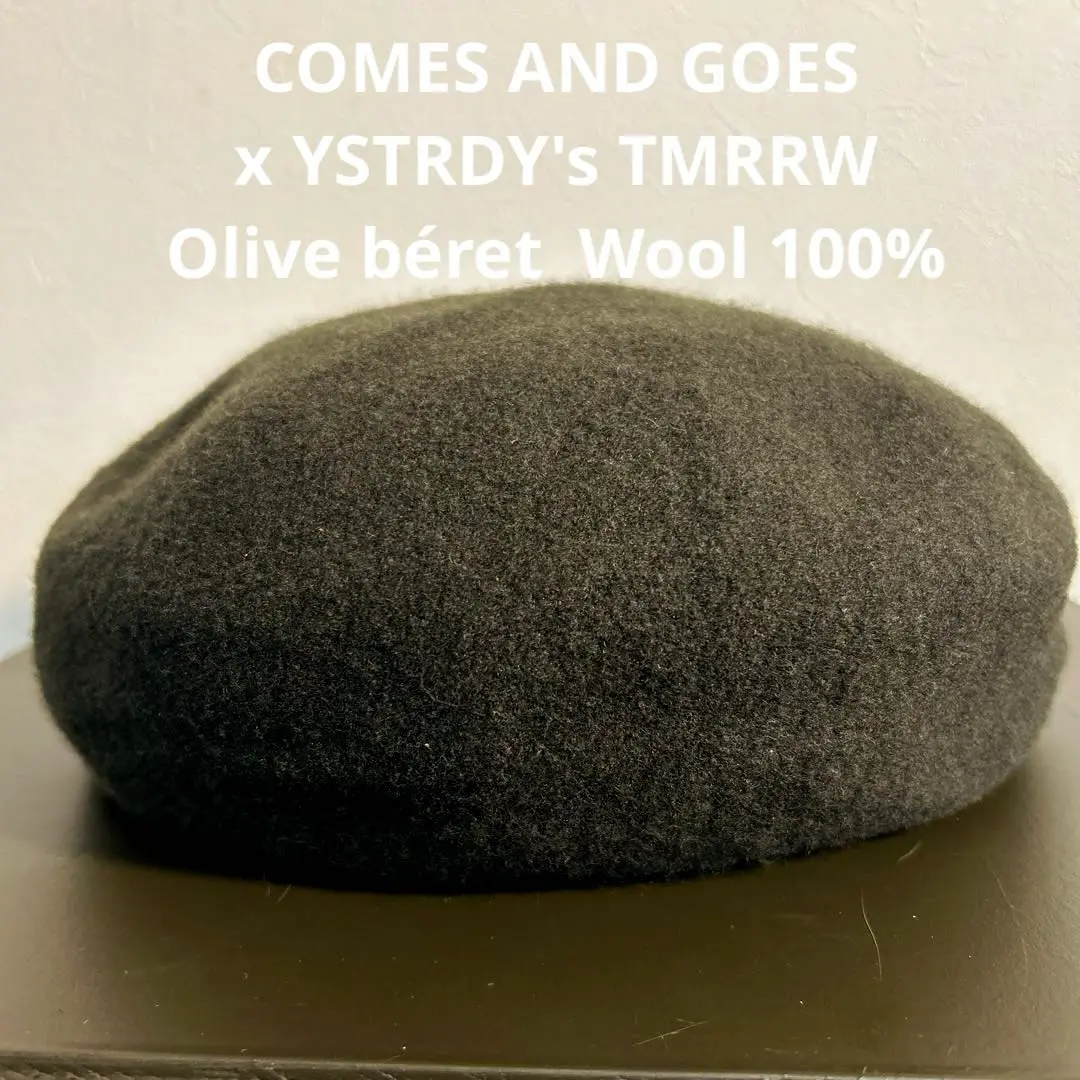 Z　COMESANDGOES LINEN BIG BERET ベレー帽 COMESANDGOES カムズアンドゴーズ ウール ビッグ ベレー WOOL