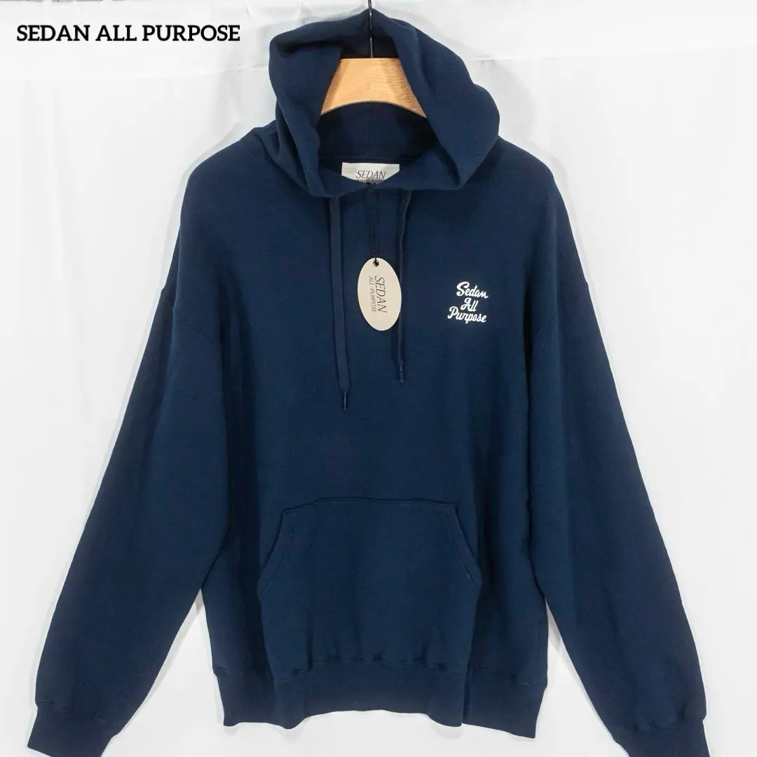 SEDAN ALL PURPOSE ネイビー パーカー 新品 SEDAN ALL-PURPOSE（セダンオールパーパス）の「SEDAN ALL