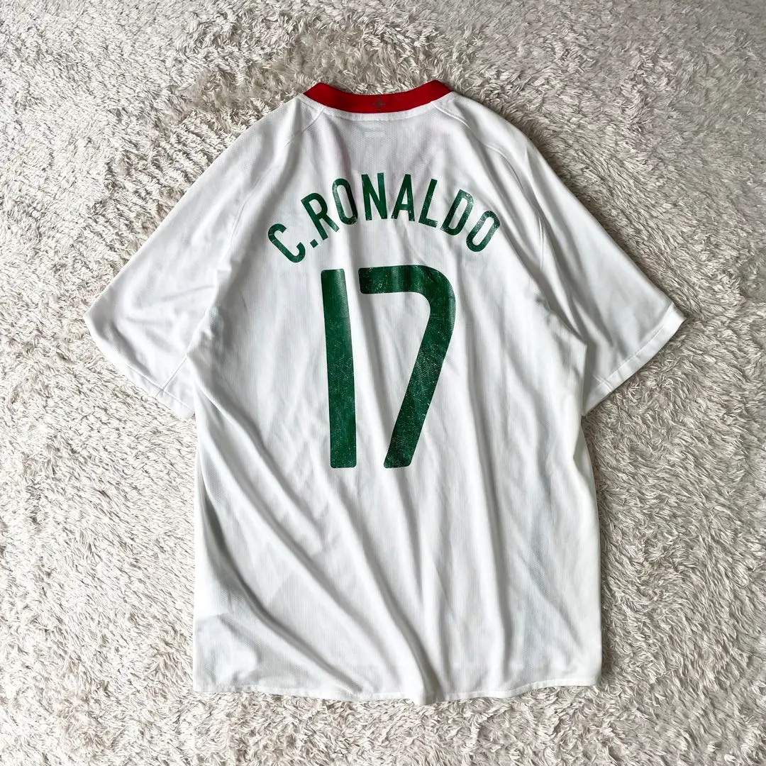 【正規品】 Cロナウド EURO ユニフォーム NIKE Lsize ポルトガル代表 2024 ホーム 半袖 ユニフォーム No.7 ロナウド