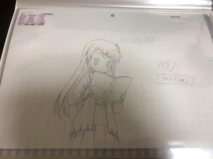 きんいろモザイク　生原画 きんいろモザイク 複製原画