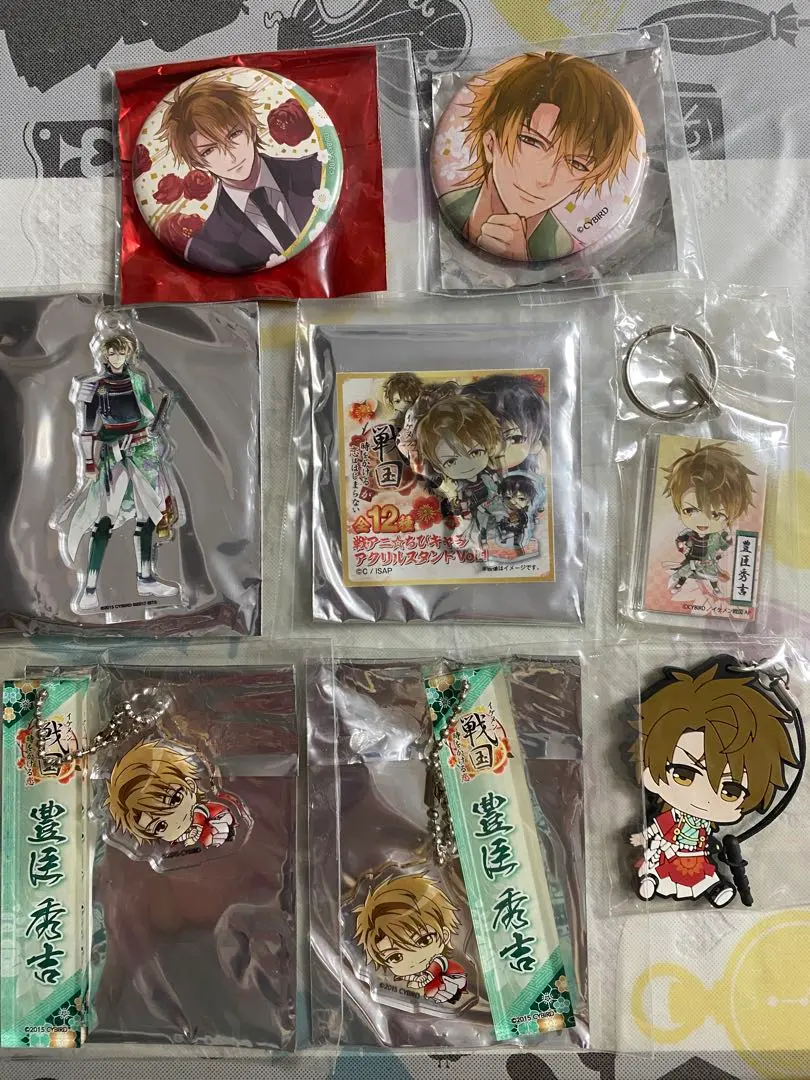Thumbnail of Ikemen Sengoku: Toyotomi Hideyoshi Acrylic Stand, Keyholder, Can Badge