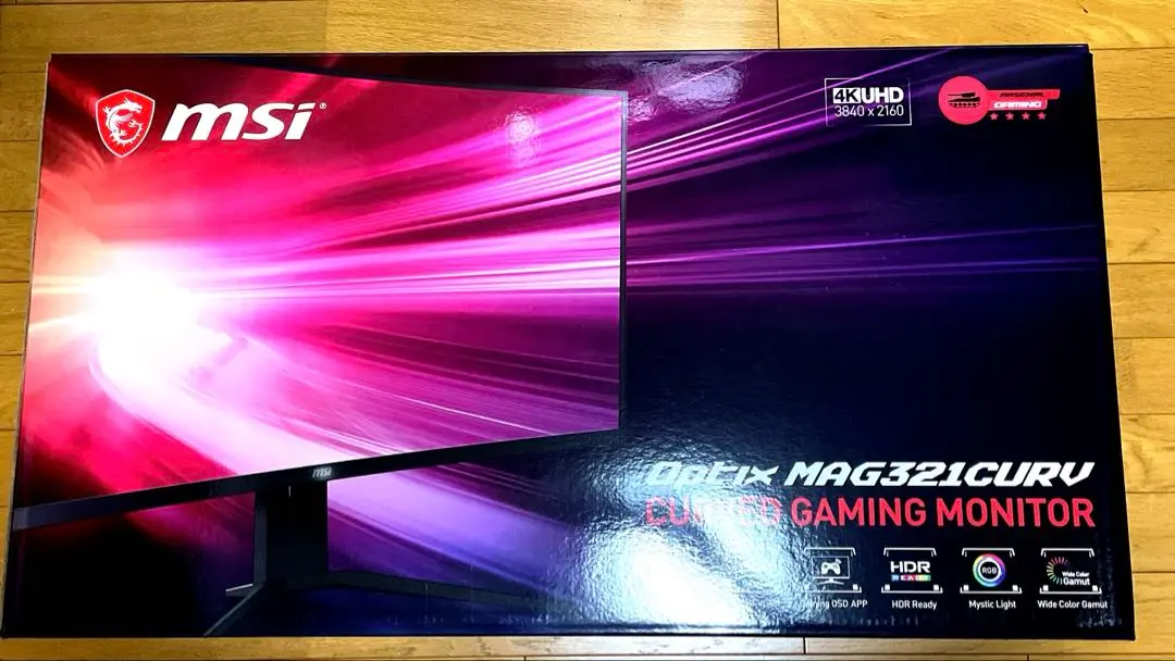 【美品】msi 湾曲 モニター 31.5インチ Optix MAG321CURV Amazon.co.jp: MSI ゲーミングモニター 31.5インチ 湾曲 4K