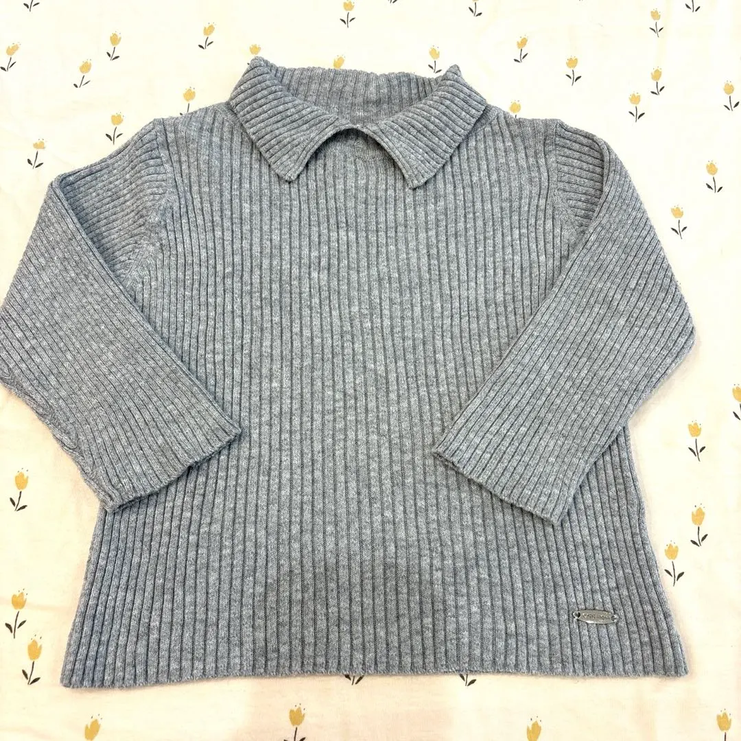 petit main 毛衣 針織 羅紋 薄款 的縮圖