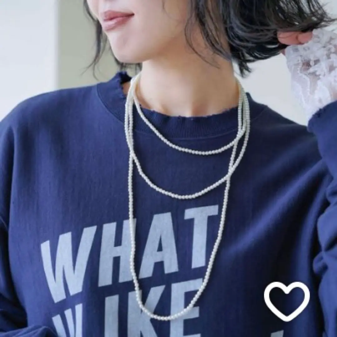 JEANASIS eL+1 Extra Long Necklace シルバー JEANASIS - 新品未使用品【eL+1】stone long necklaceシルバーお