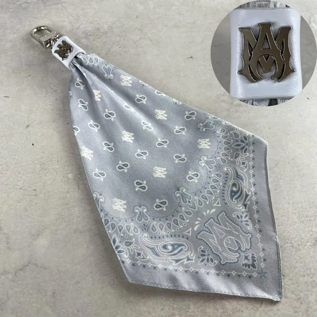 AMIRI アミリ 美品 バンダナ シルク キーチェーン AMIRI（アミリ）の「Amiri - バンダナ キーホルダー - men
