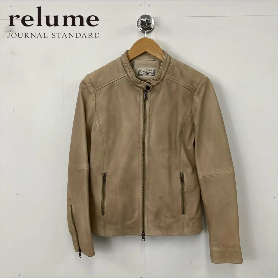 ままま様JOURNALSTANDARD relume DYEラムレザーシングルラ 2025年最新】ジャーナルスタンダードレリューム レディース