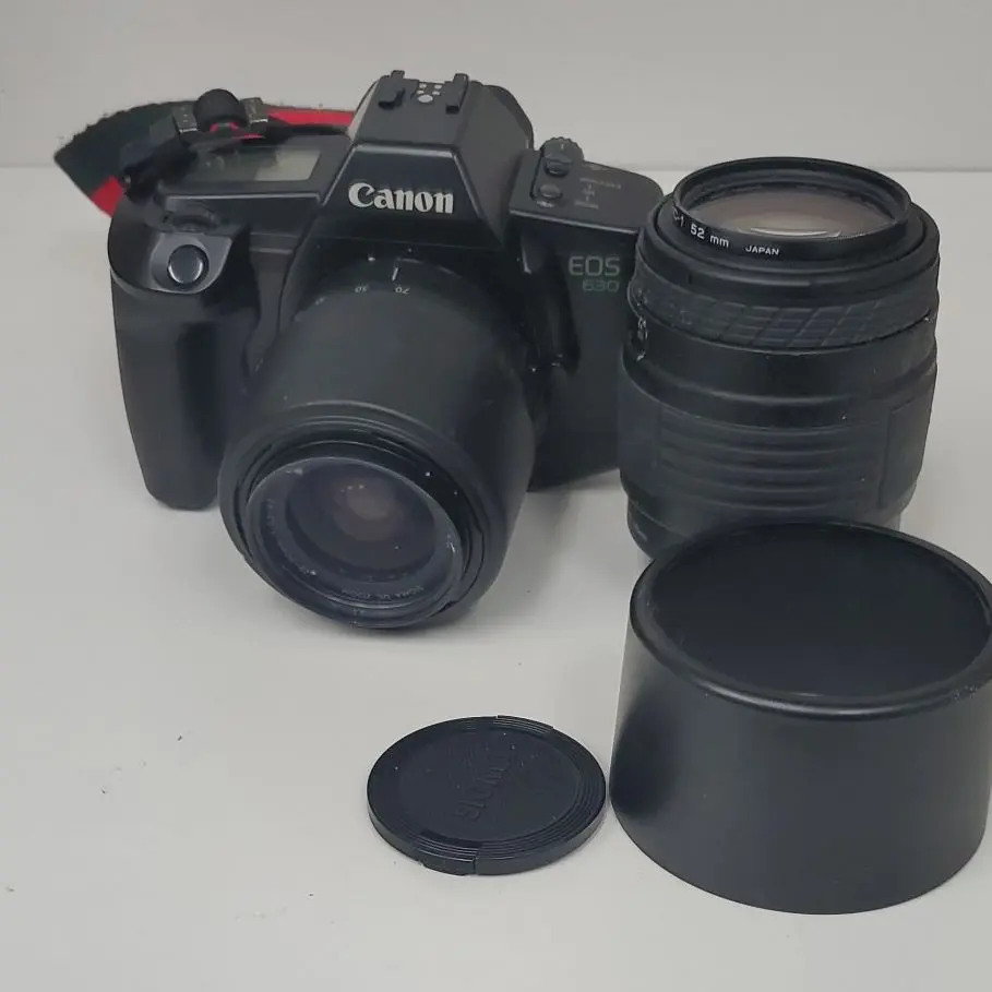 canonカメラ EOS630、望遠レンズ2点、ストロボ300EZ EOS 630 QD - キヤノンカメラミュージアム