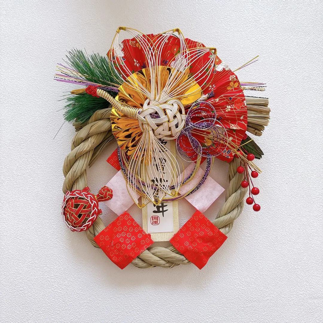 Thumbnail of ✨Instant purchase OK✨ Shimekazari New Year's decorations Entrance decoration With hook Happy New Year Japanese modern