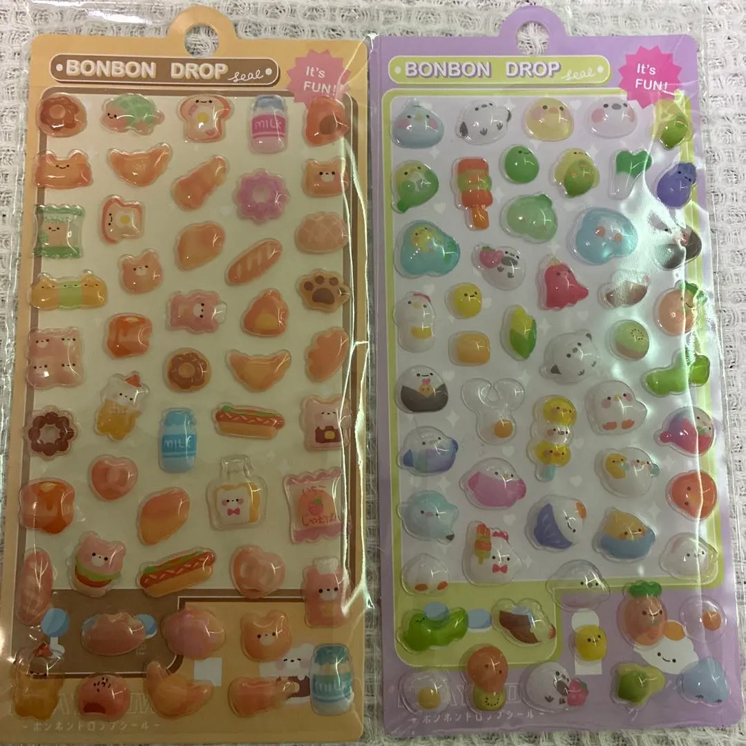 Thumbnail of Two types of Bonbon Drop Stickers