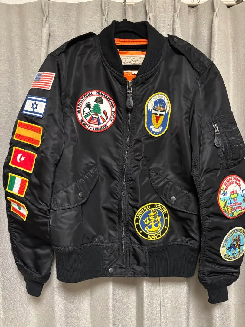 schott ライダースジャケット ワッペンカスタム