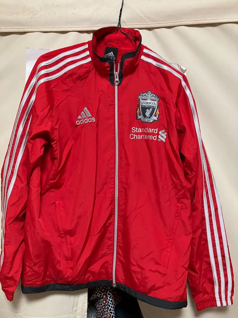 Thumbnail of Adidas windbreaker, red