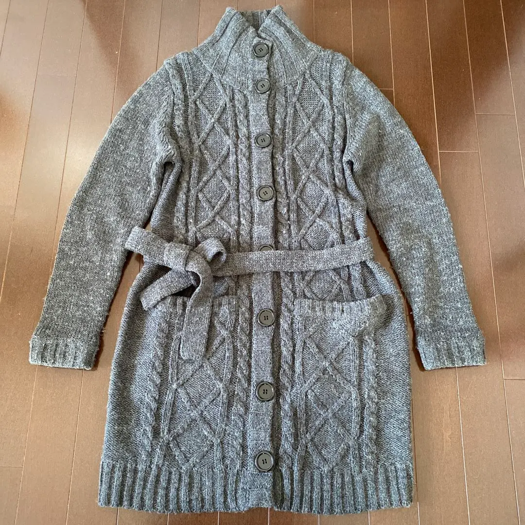 Thumbnail of TAKEO KIKUCHI Long Garden Cardigan, Gray