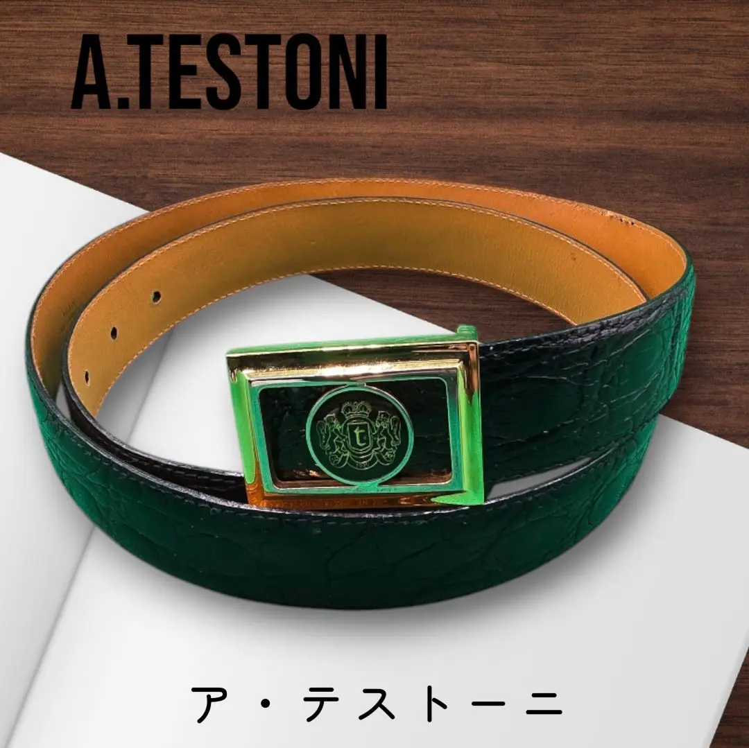 新品未使用★a.testoni アテストーニ レザーベルト 皮革 本革 2025年最新】a.testoni メンズ ベルトの人気アイテム - メルカリ
