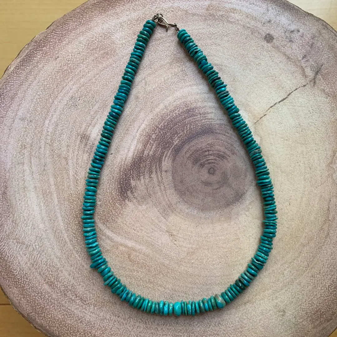 Thumbnail of Indian jewelry turquoise necklace vintage Zuni Navajo Hopi