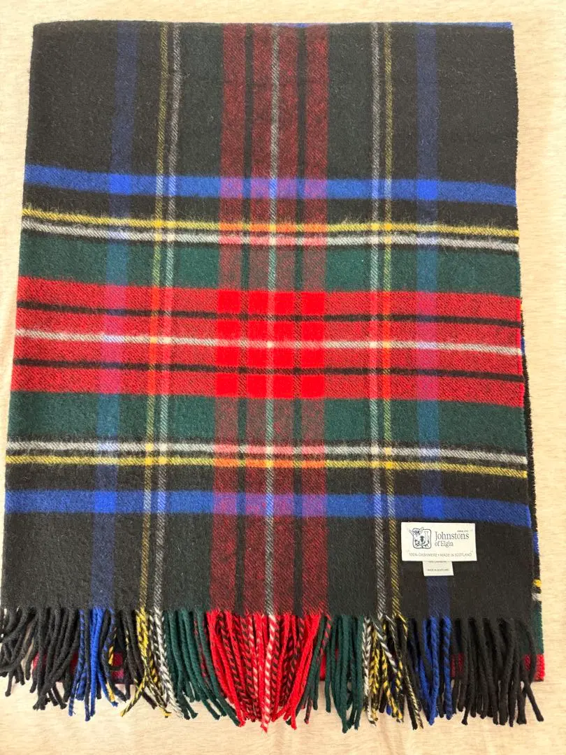 Thumbnail of 【Excellent Condition Vintage】Johnstons Tartan Check Stole