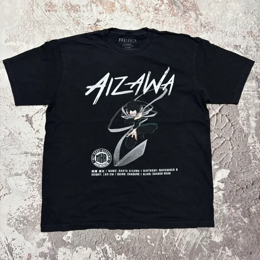 僕のヒーローアカデミア　相澤消太　バースデイ　ビッグシルエットtシャツ ヒロアカ ポケット付き ビッグシルエットTシャツ バースデイ 緑