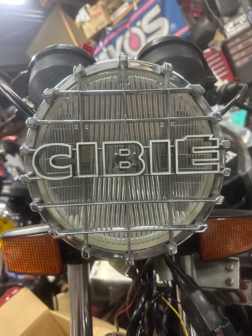 当時物 18cm メッキ CIBIE ライトカバー ヘッドライト シビエ 丸