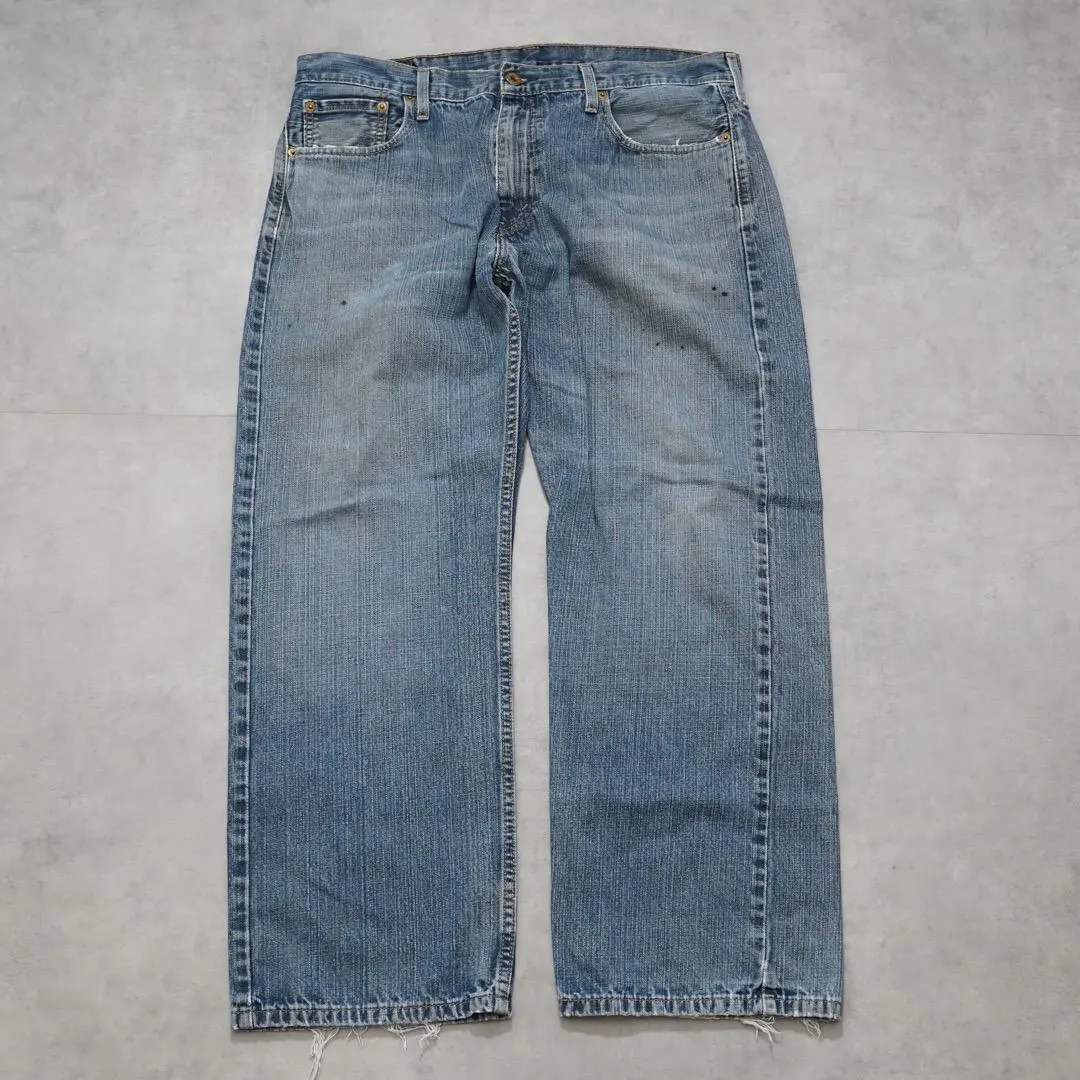 Thumbnail of Levi's 569 Levis W36 Blue Denim Blue Whiskers Vintage 15714
