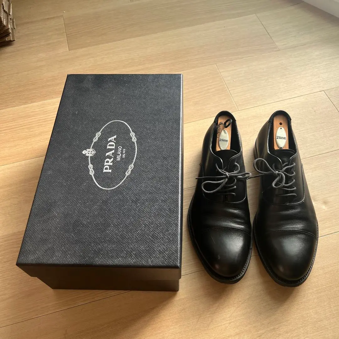 ★PRADA★革靴★ドレスシューズ★ストレートチップ 2025年最新】プラダ シューズ型：ストレートチップ メンズ