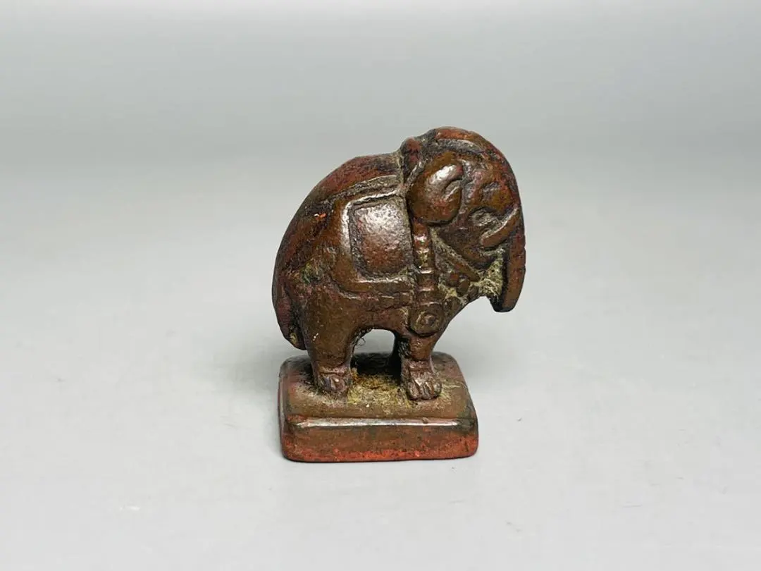 中国古玩唐物古銅龍銅印317g トヒサ東な7-0430☆2F