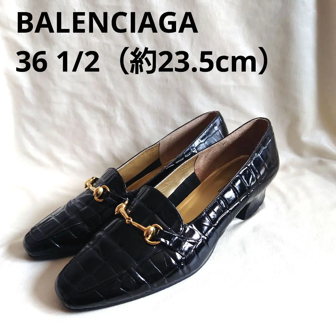23AW】BALENCIAGA Tractor ローファーレザー シューズ ロゴ