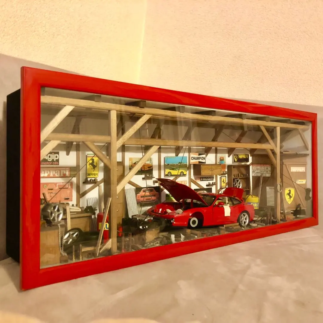 フェラーリ F1 M. シューマッハ 額装 作家 パトリック・リシャール 作 フェラーリ F1 M. シューマッハ 額装 作家 パトリック