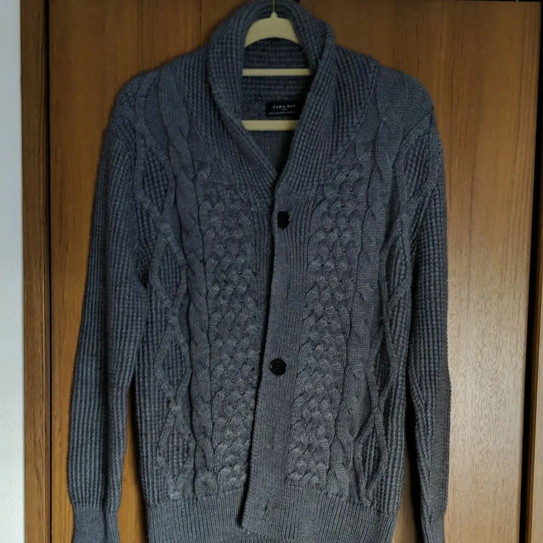 Thumbnail of ZARAMAN Cable Knit Shawl Collar Cardigan