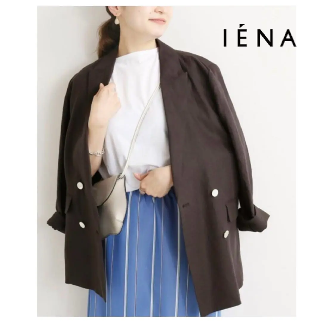IÉNA ダークブラウン テーラードジャケット IENA｜イエナのテーラードジャケット（レディース）の公式通販