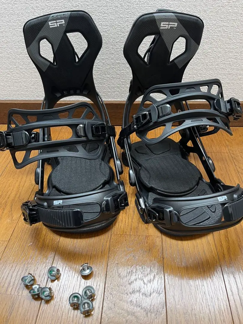 sp ユナイテッド　SLAB ONE スノーボードビンディング ブラック　中古 20-21 SP UNITED BINDING sLAB ONE【エスピーユナイテッド