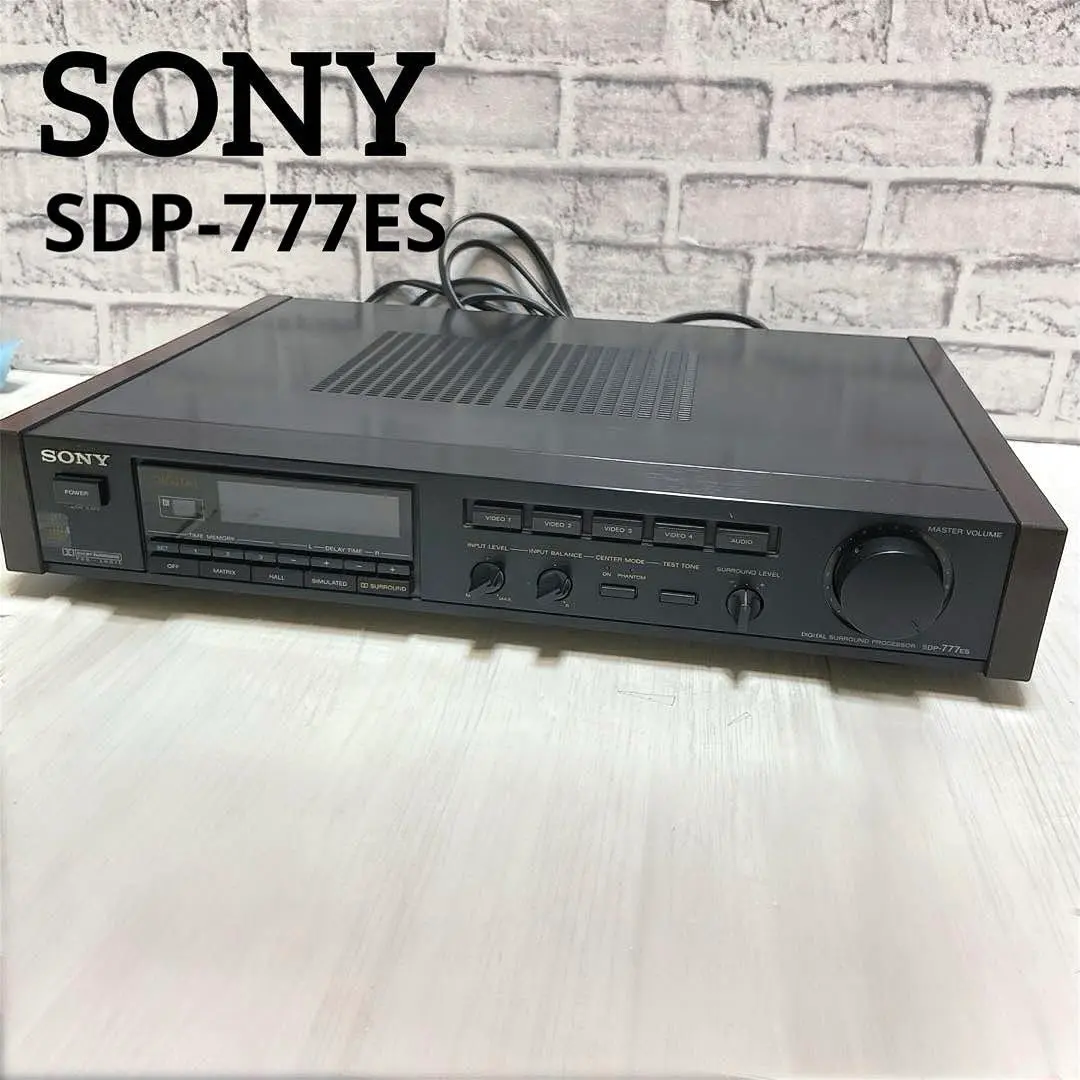 【外観美品】SONY ソニー SDP-777ES サウンドプロセッサー SONY SDP-777ES デジタルサラウンドプロセッサー コントロール