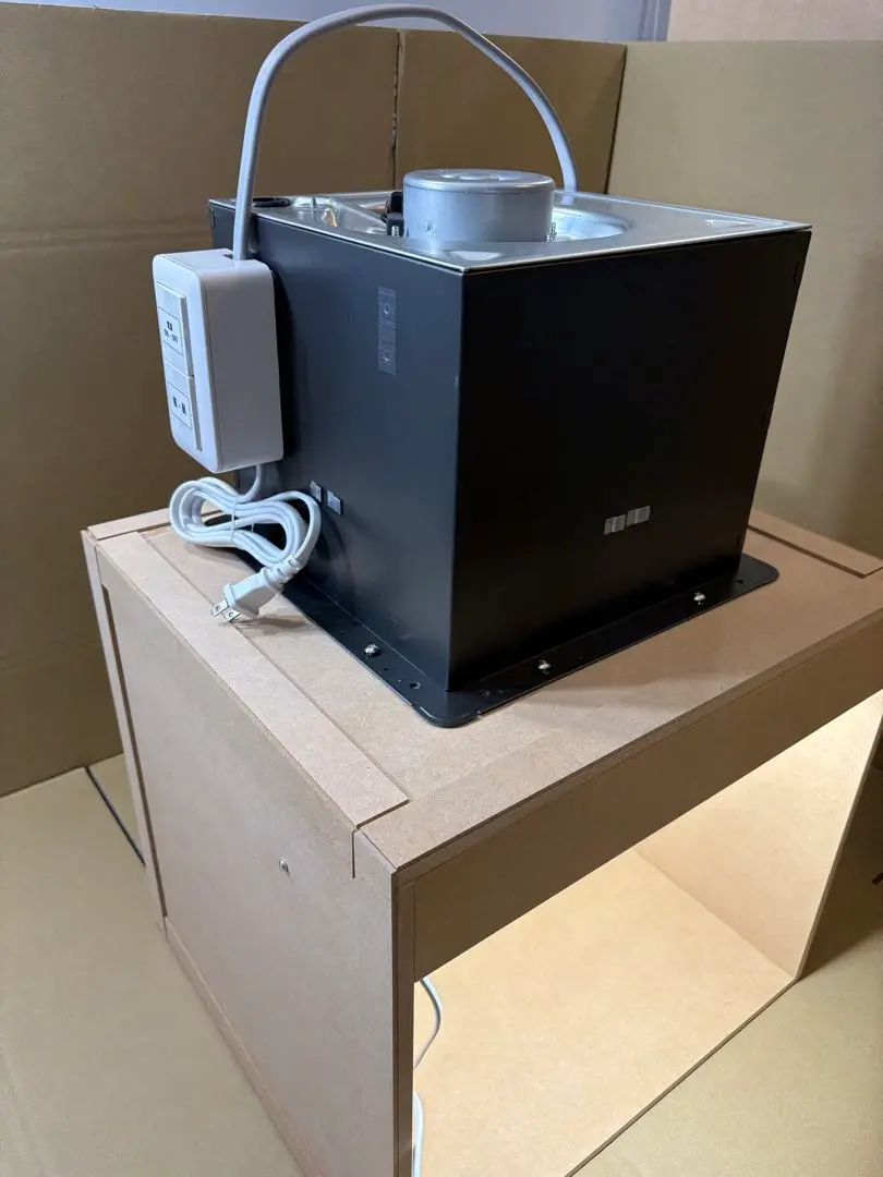 自作塗装ブース　コーキング済　シロッコファン付き 自作塗装ブース コーキング済 シロッコファン付き