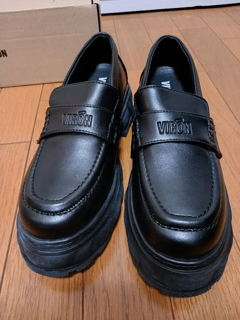 VIRON ブラック ローファー 新品　23センチ 2025年最新】VIRON カラー：ブラック系 ローファー・革靴の人気